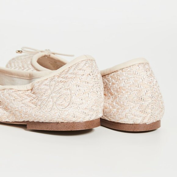 Sam Edelman - Felicia cream textured ballet flats (Size 9) - Picture 4 of 5